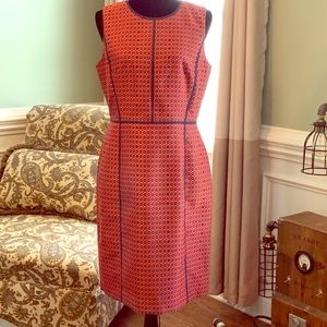 J Crew Crimson Foulard Dress